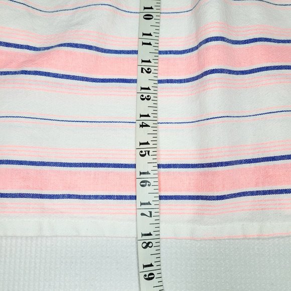 Carter's Kid Size 14 Woven Summer Tank Top Pink Blue Sleeveless Summer Cute Fun - Picture 6 of 10